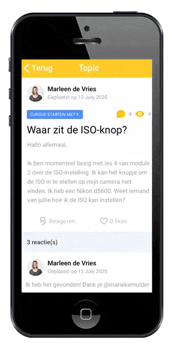 Fotografie Community: De online fotoclub, zo in je app