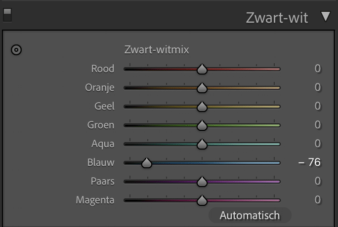Zwart wit fotografie